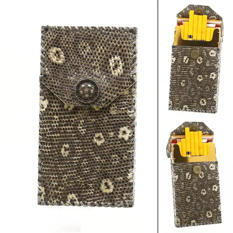 

Handmade Lizard Skin Lengthening Cigarette Case