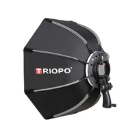 triopo 90cm photo octagon umbrella light softbox with handle for godox v860ii tt600 photography studio accessories soft box