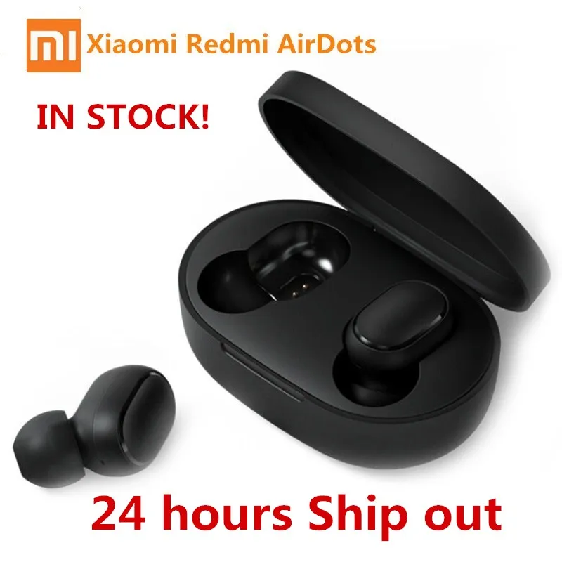 Xiaomi LYEJ05LM/Redmi AirDots TWS мини наушники-вкладыши Bluetooth беспроводные сверхлегкие вкладыши с магнитной зарядкой