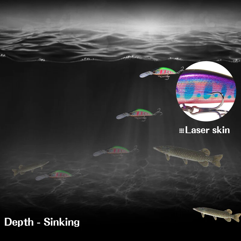 SEAPESCA 1 шт./лот Горячие минновы рыболовные приманки Кривошип Искусственный