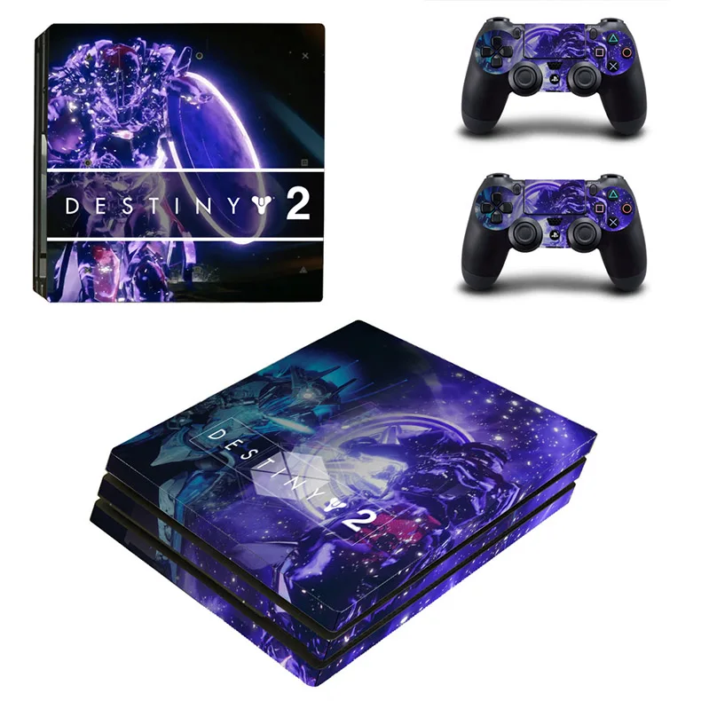 YSP4P-1765 Destiny 2 PS4 Pro кожи Vinilo Стикеры PS 4 Play station 4 Pro Стикеры s домашнего декора для PlayStation4 Pro SLIM консоли и два геймпада - Цвет: YSP4P-1765