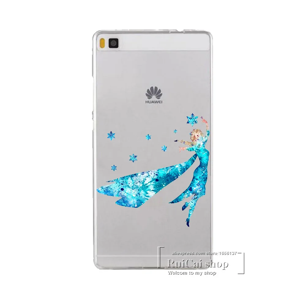 Чехол с изображением животных Микки Мауса Белоснежки для Huawei P7 P8 P9 P10 P20 Pro Lite Plus
