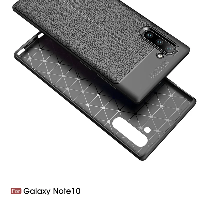 Alxun для samsung Galaxy Note10 Pro Чехол кожаный роскошный мягкий TPU Ультра модный