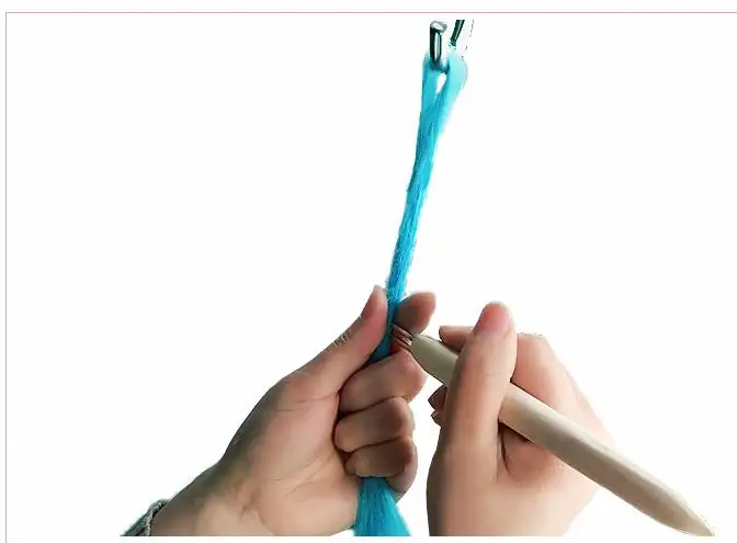 Qp волосы один шт. дреды 5 Стенд Вязание крючком марли ручная работа высокой