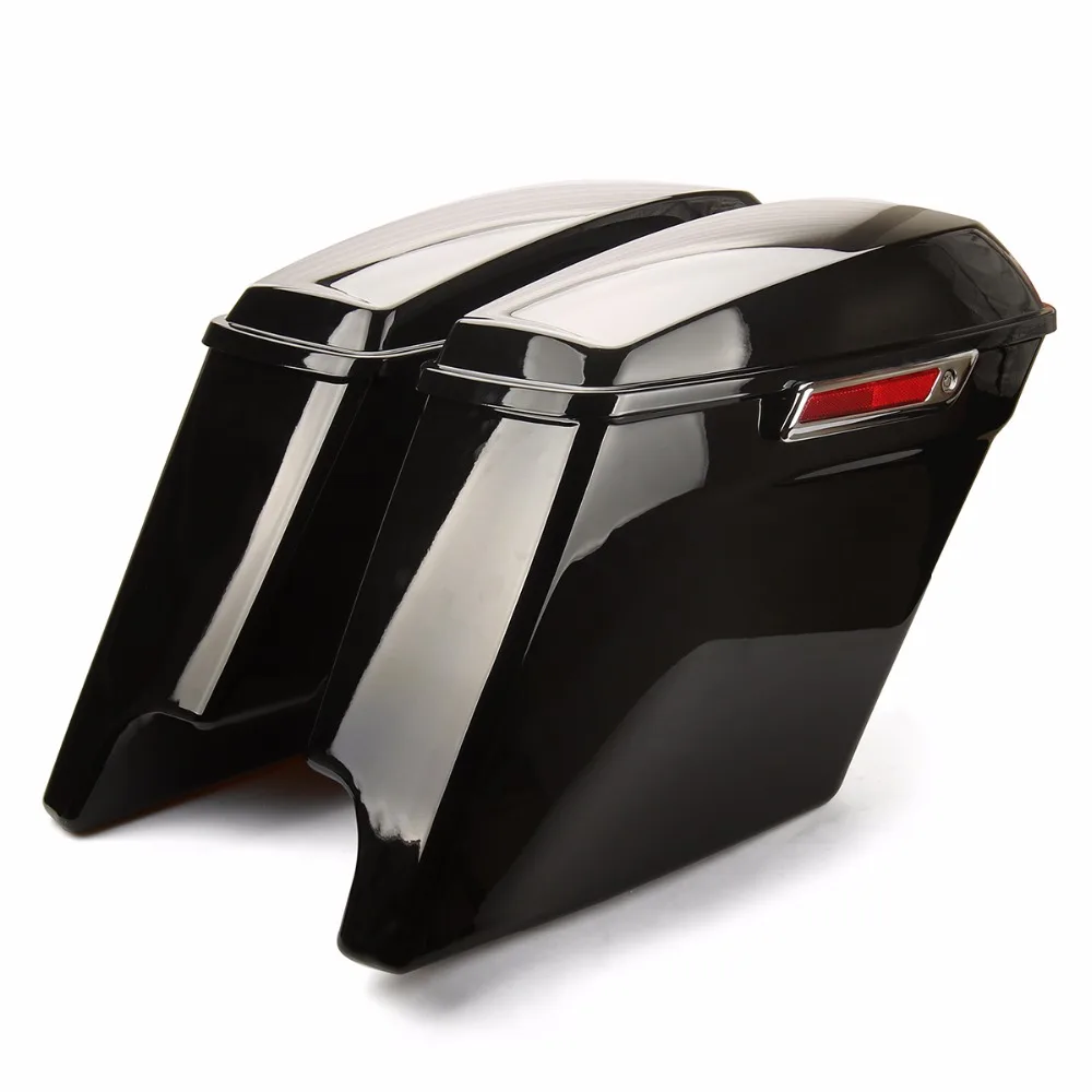 5 &quotудлиненные растягивающиеся седельные сумки с ключами для Harley road glide FLHTCU