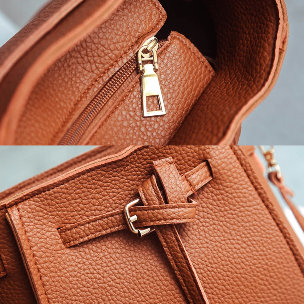 4 шт./компл. женская сумка на плечо с кисточкой модная сумочка кошельки большие