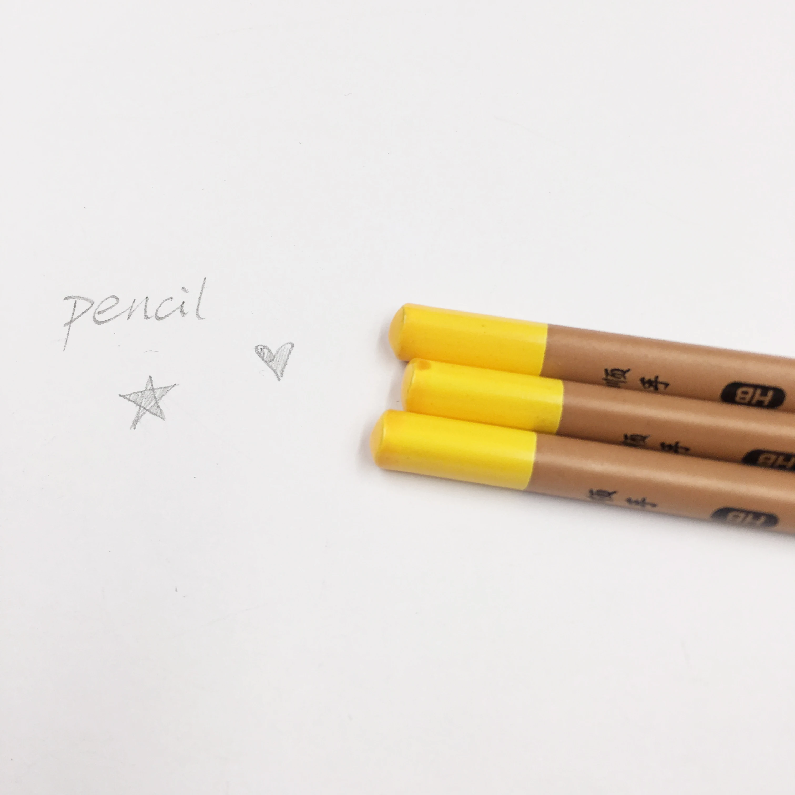 12 pcs/lot HB Good Quality Drawing Khaki Candy Colors Triangle Pencil Stationery For Office and School Supplies No earser