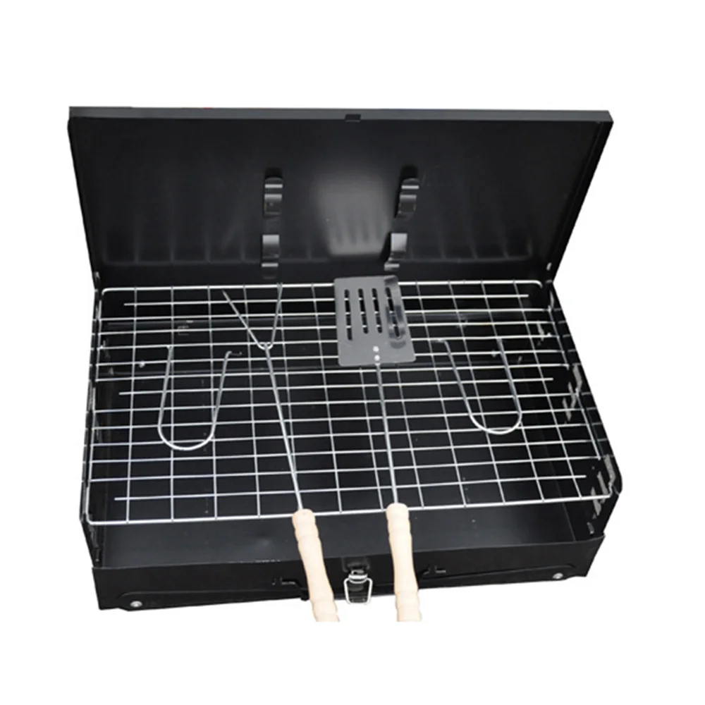 Складной барбекю плоский пакет портативный Кемпинг наружный сад походная