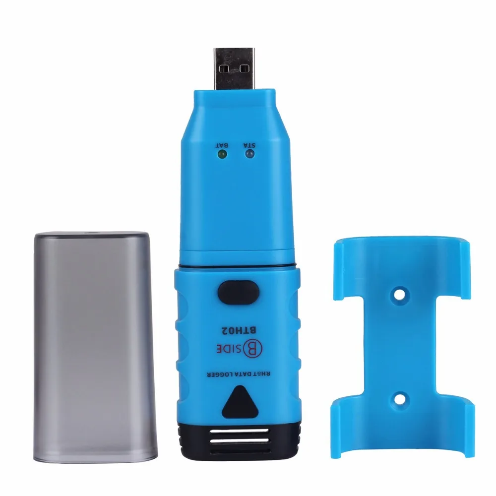 Bside Bth02 водонепроницаемый двухканальный регистратор данных температуры и