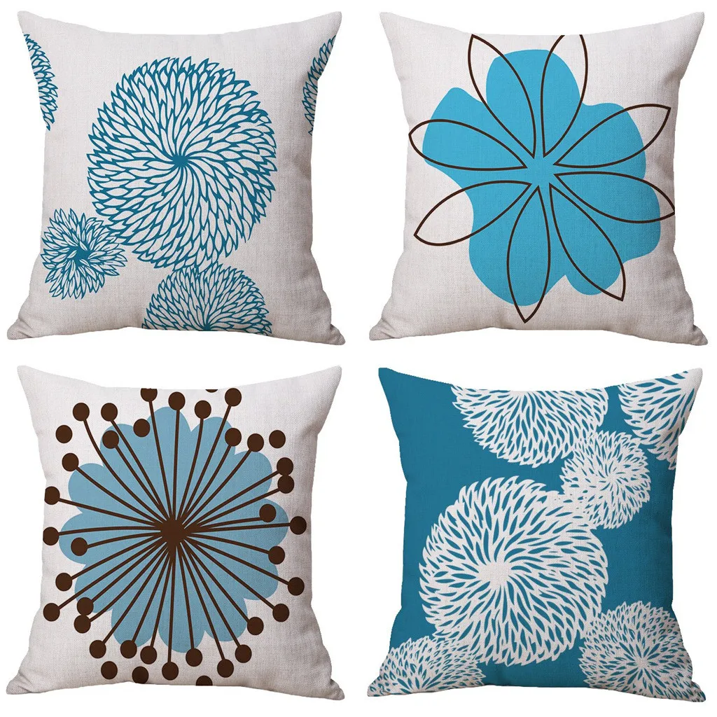 4 шт геометрический подушки с узором случае Современные Простые геометрические