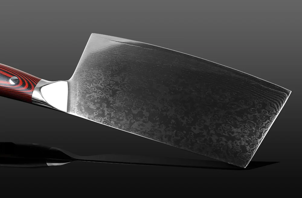 XITUO дамасский нож шеф повара Профессиональный японский Santoku утилита Кливер