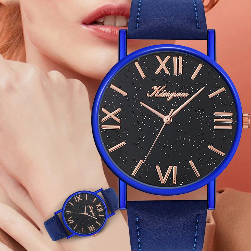 Роскошные часы женские модельные браслет модные montre homme с кожаным ремешком