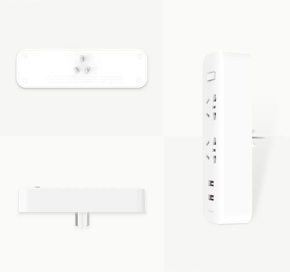 Блок питания Xiaomi Mijia портативный мини-адаптер для путешествий 5 В 2 1 А USB быстрая