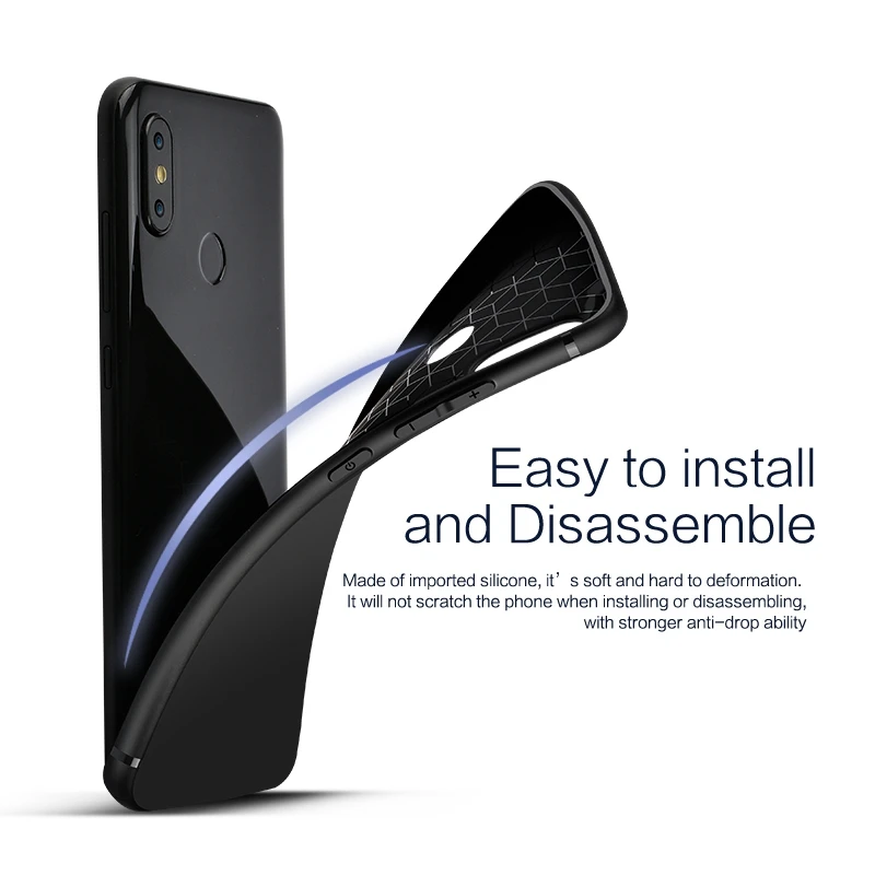 TCICPC Coque Xiaomi Mi 8 Lite чехол Pro силиконовый роскошный Ультратонкий матовый из ТПУ