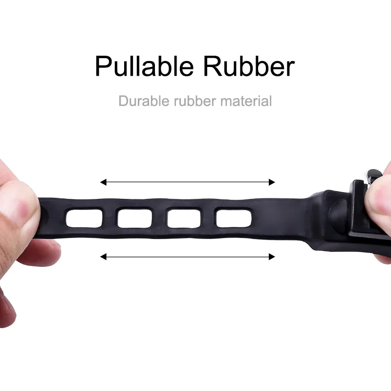 2 шт. резиновые ленты светильник для велосипеда крепление на переднее и заднее