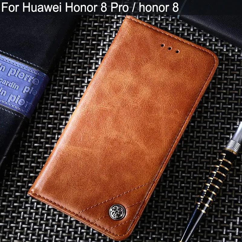 Чехол для Huawei Honor 8 pro Роскошный кожаный флип чехол подставка карт чехлы телефонов