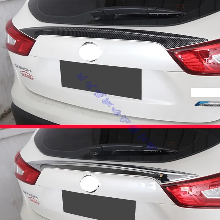Для Nissan Qashqai J11 2015 2016 2017 формовочная рамка для заднего багажника Стикер
