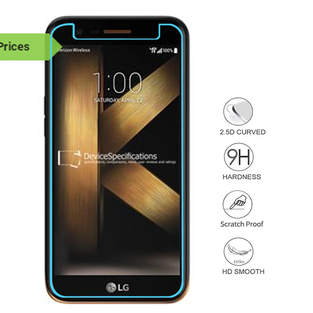 Защитная пленка из закаленного стекла для LG X400 k20 v STYLO 3 Rebel 2 harmony Grace LTE q8 v30 Aristo V30S
