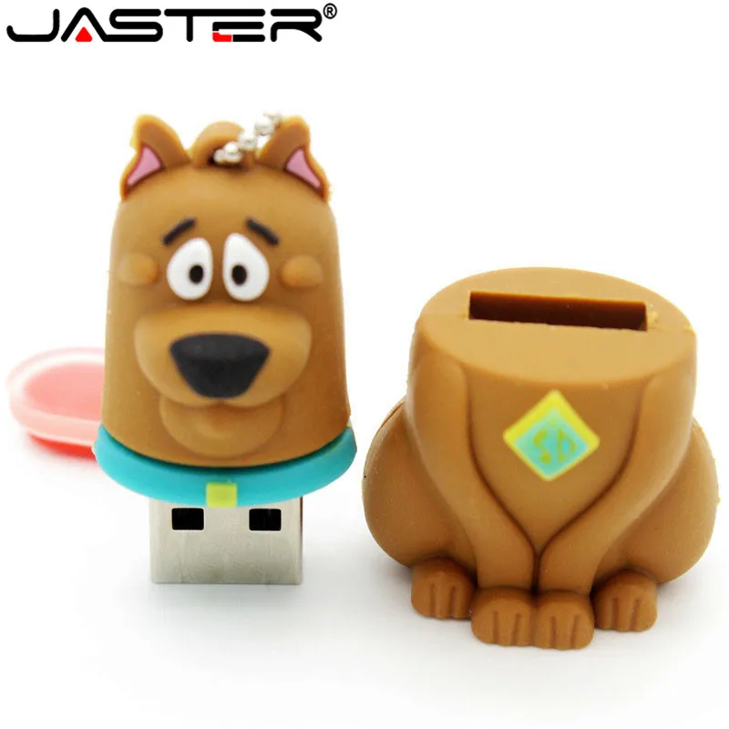 JASTER, Новое поступление, настоящая емкость, мультяшный щенок, USB флеш-накопитель, 4 ГБ, 8 ГБ, 16 ГБ, 32 ГБ, 64 ГБ, внешний накопитель, фотография, подарок