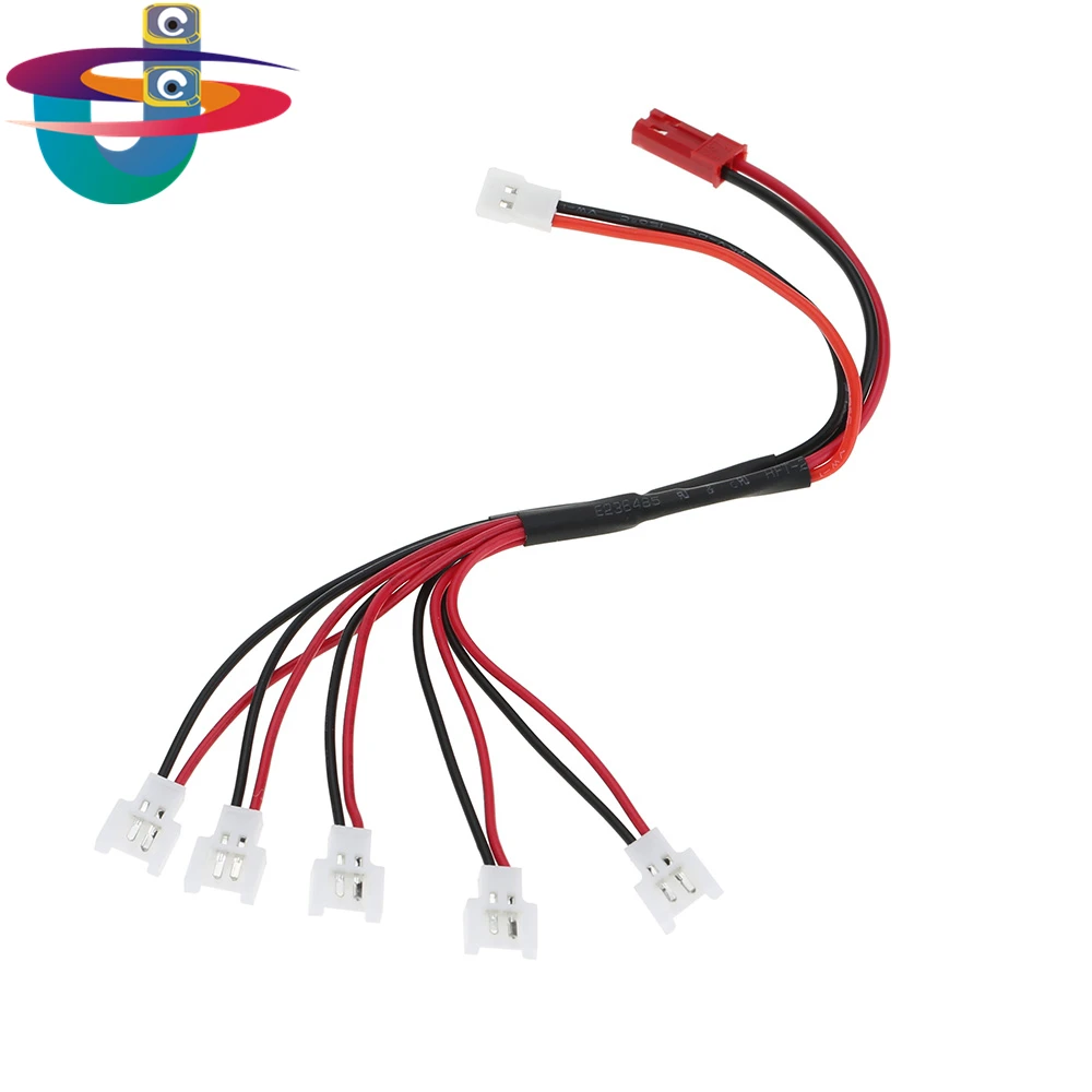 Новый Соединительный кабель для зарядки аккумулятора от 2 до 5 WLtoys V977 V931 Hubsan H107 H107C