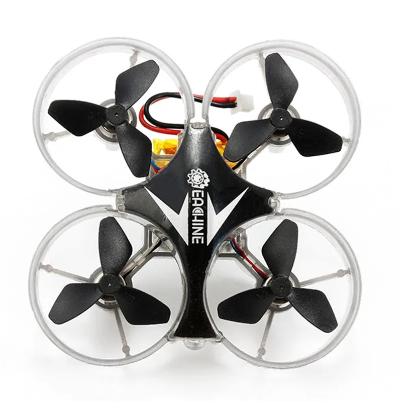 Высокое качество Eachine E012 Мини 2,4G 4CH 6 оси Безголовый режим светодиодный светильник RC Quadcopter RTF мини-Дрон черного, желтого цвета