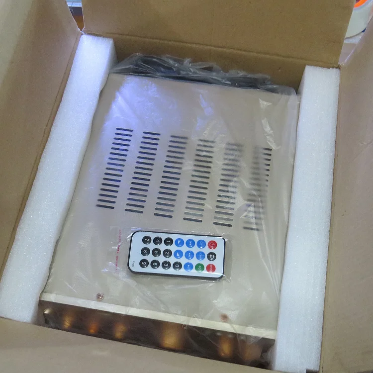 TAV-500BT DIY 220V Bluetooth домашний аудиоусилитель 100w + карта ring cow с пультом дистанционного