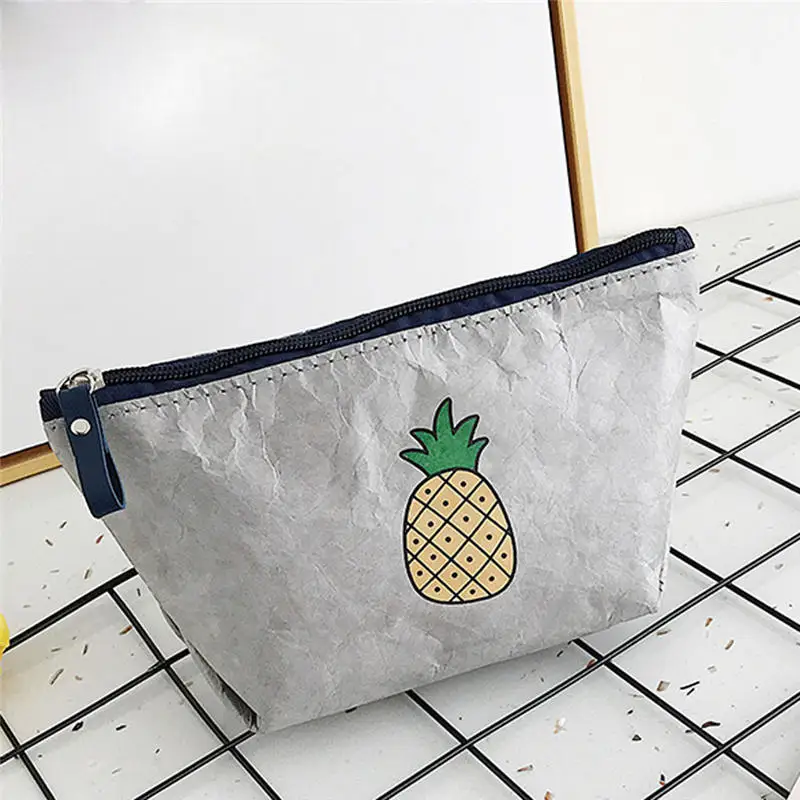 Модная простая Женская водонепроницаемая косметичка однотонная сумка для