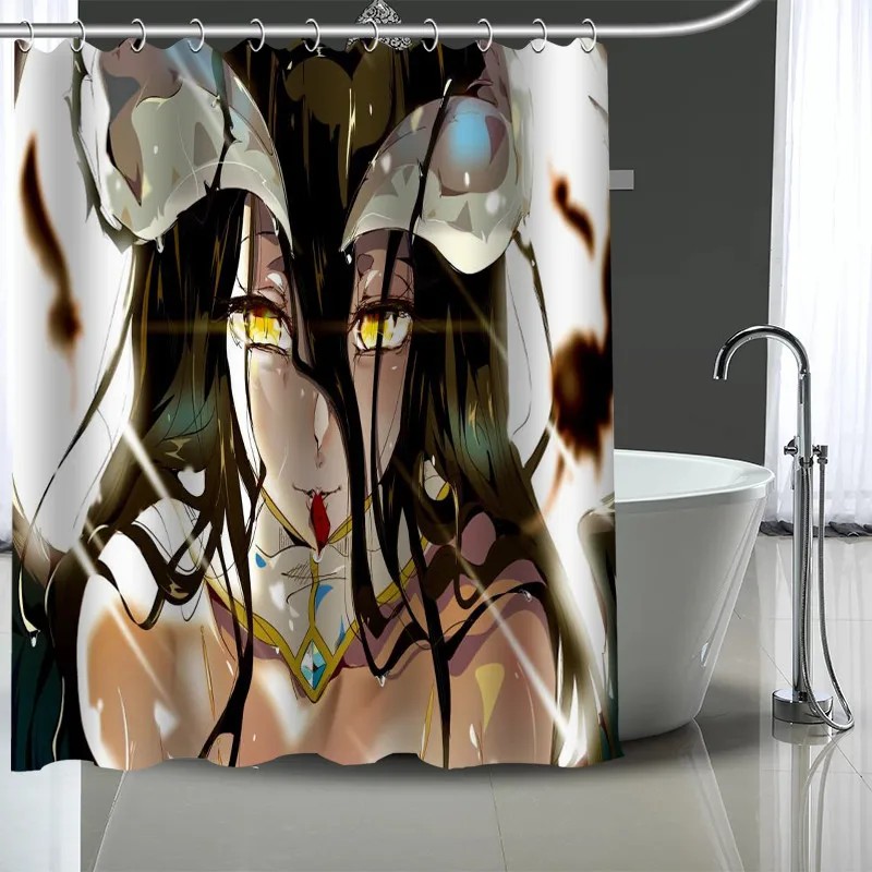 Custom Overlord Shower Curtain Modern Fabric Bath Curtains Home Decor More Size Your image | Дом и сад