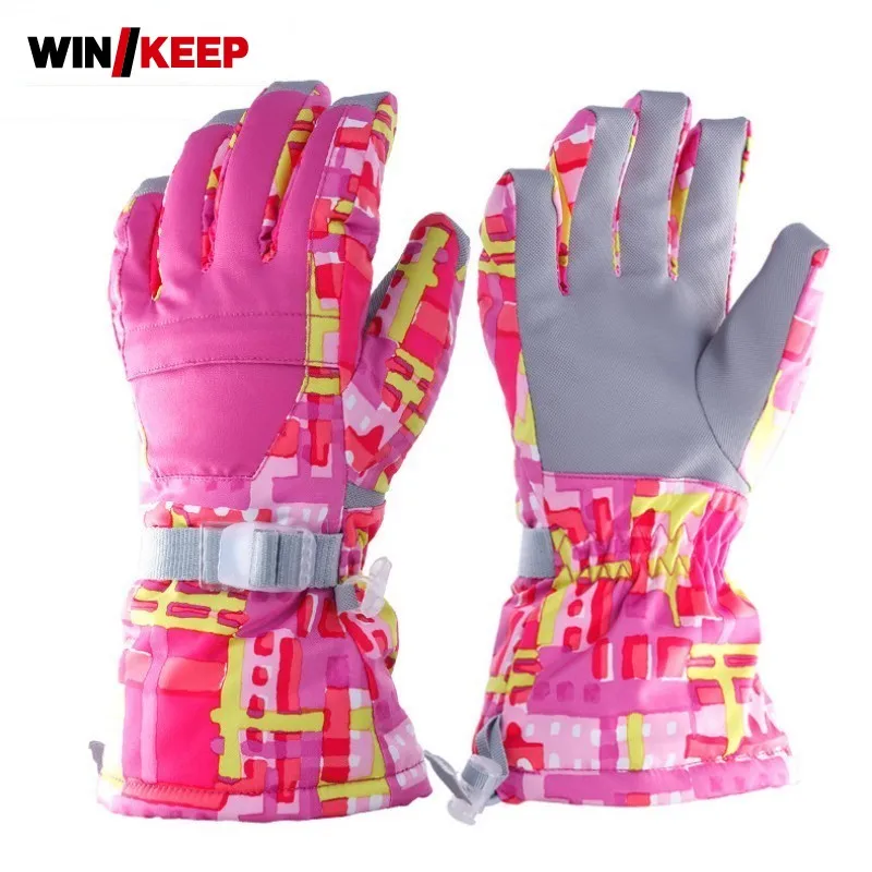 

Women 2021 Winter Adult Ski Gloves Warm Waterproof Mountain Snowboard Luvas Waterproof Windproof Thermal Thicken Gloves