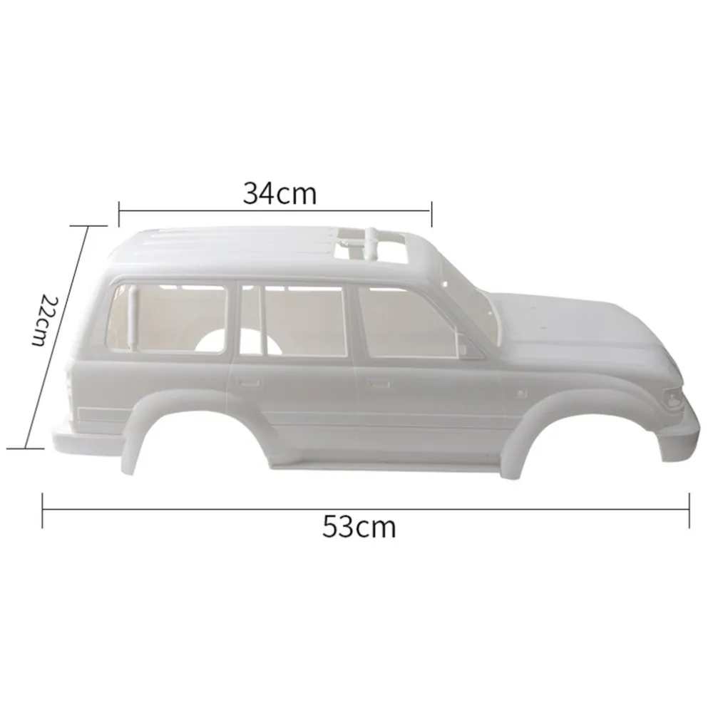 1/10 Land Cruiser LC80 жесткий пластиковый корпус 313 мм Колесная база для осевой SCX10 Rc Гусеничный грузовик hz