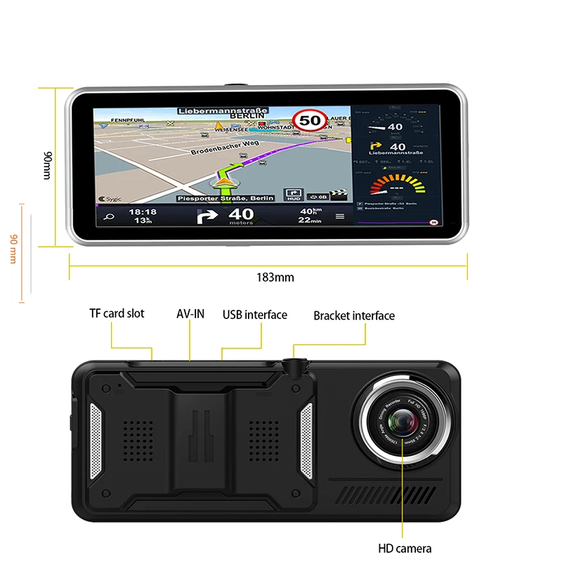 Luturadar 6.5 дюймов GPS навигационная система Android 4.4 bluetooth fm передатчик сигнала DVR