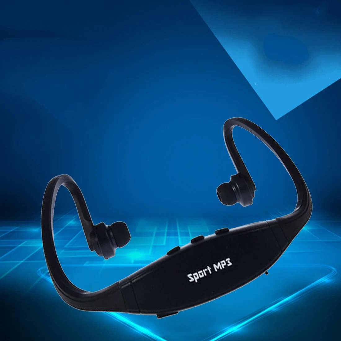Спортивная гарнитура Marsnaska для бега MP3 наушники с разъемом TF оптовая продажа|quality