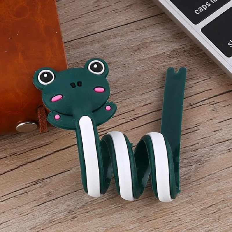 24 см намотки кабеля протектор Новый провод милые мотивы из мультфильма наушники