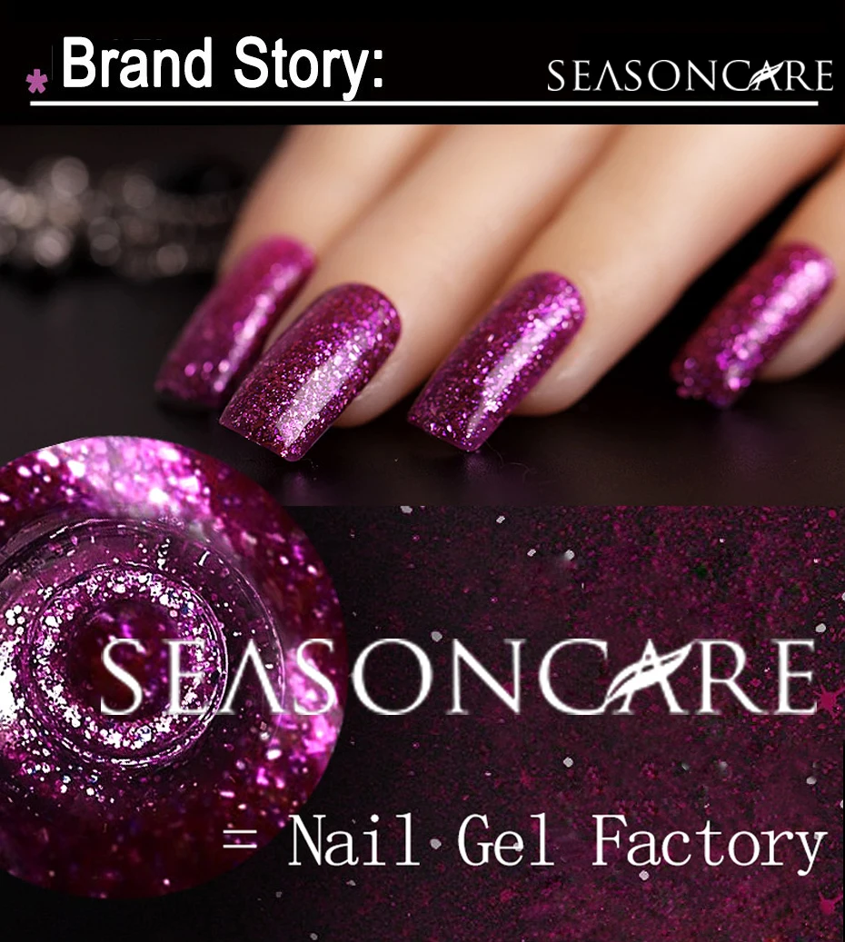 SEASONCARE Меняется Лак Для Ногтей Хамелеон Гель Нужно УФ-Лампы Отверждения 49-72 цвет