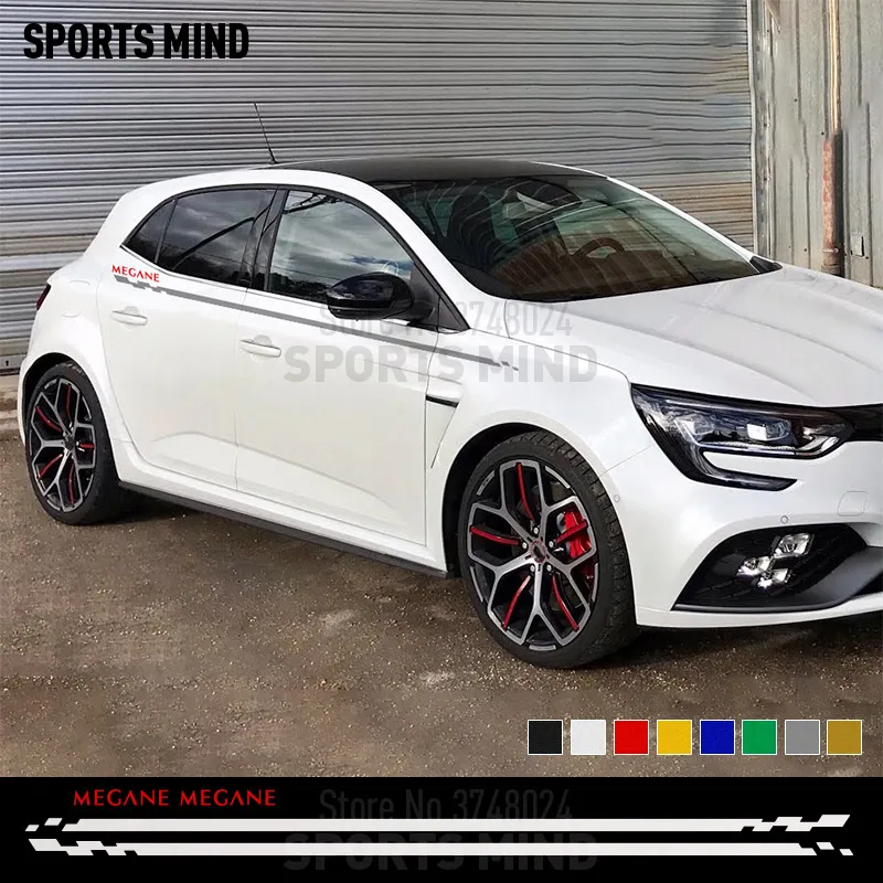 1 комплект для Renault Megane 3 ii i 4 RS GT Line трофей аксессуары боковая полоса двери