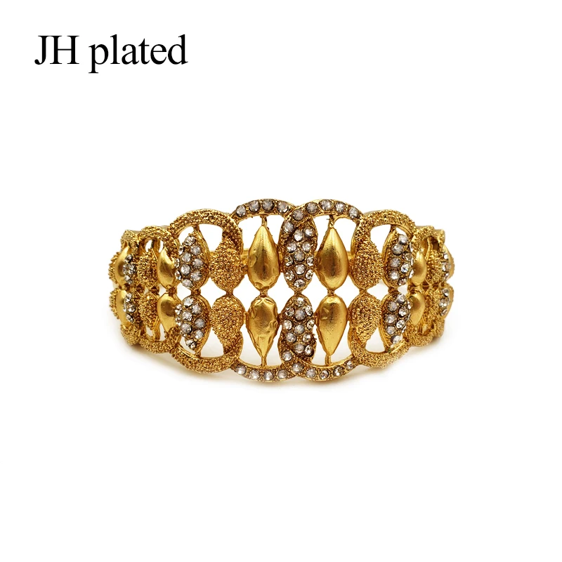JHplated изысканные женские роскошные свадебные ювелирные наборы из Дубая золотого