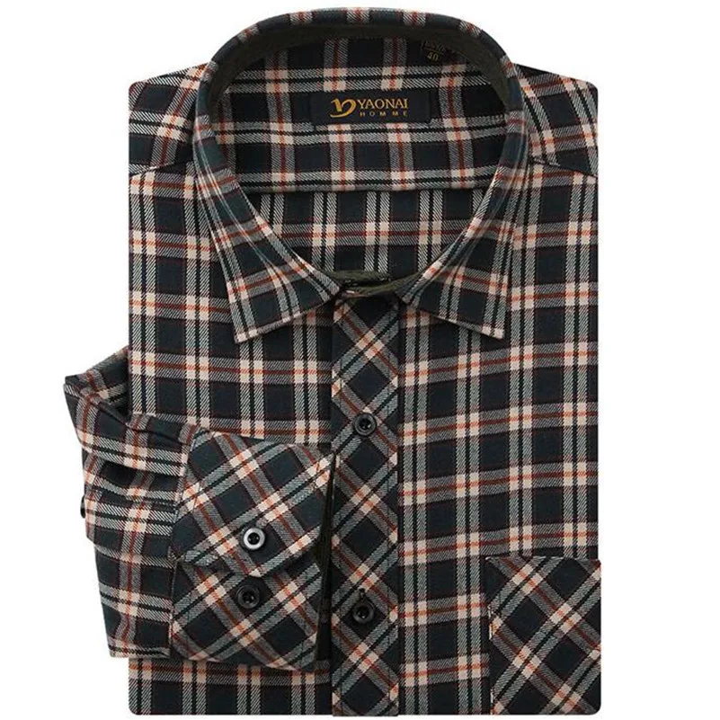 Новинка 2017 года модный бренд фланель Рубашки для мальчиков Для мужчин S