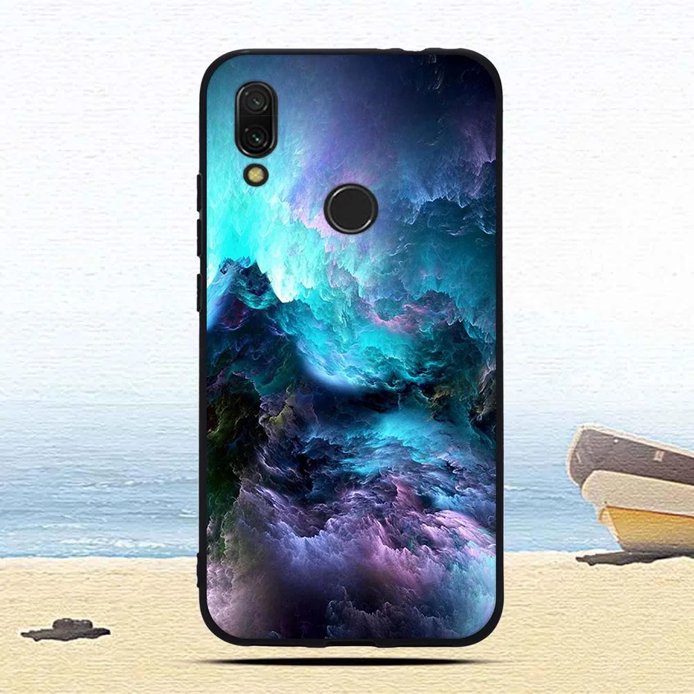 Для Xiaomi Redmi 7 Чехол Redmi 7 чехол Мягкие силиконовые с рисунком задняя крышка для Coque Redmi7 Xiaomi Redmi 7 Чехол для телефона бампер