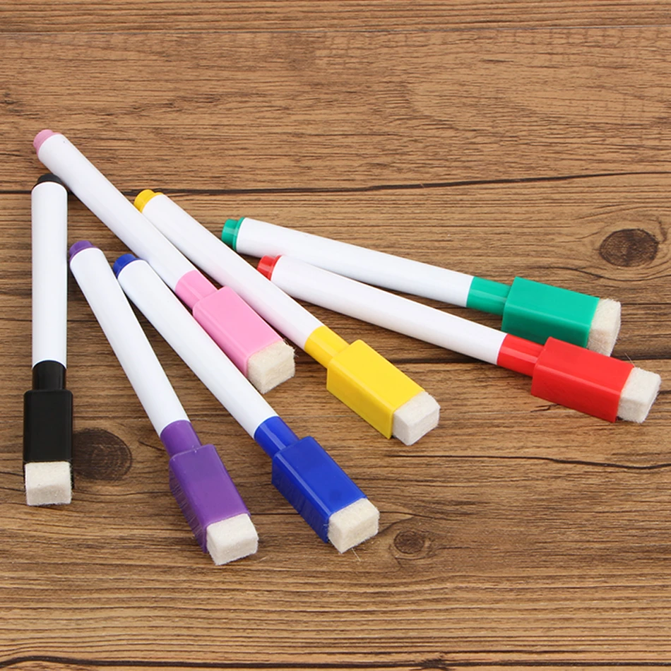 7 Цвет Повторного Заполнения Доски Маркером Набор Ластик И Магнитное Бесплатная