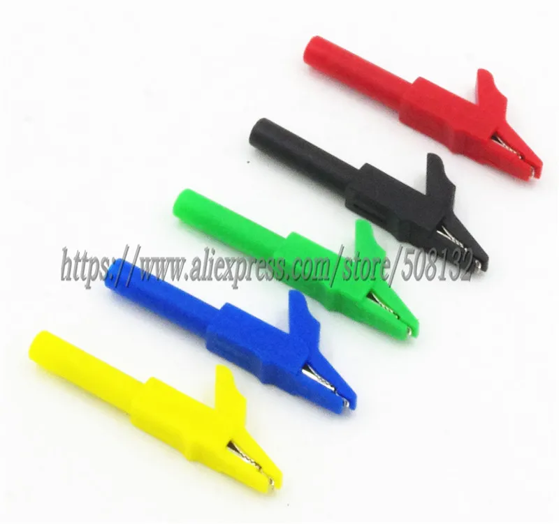 Зажимы челюстного типа крокодиловый 56 мм зажимы для кожуха 4 банановые пробки