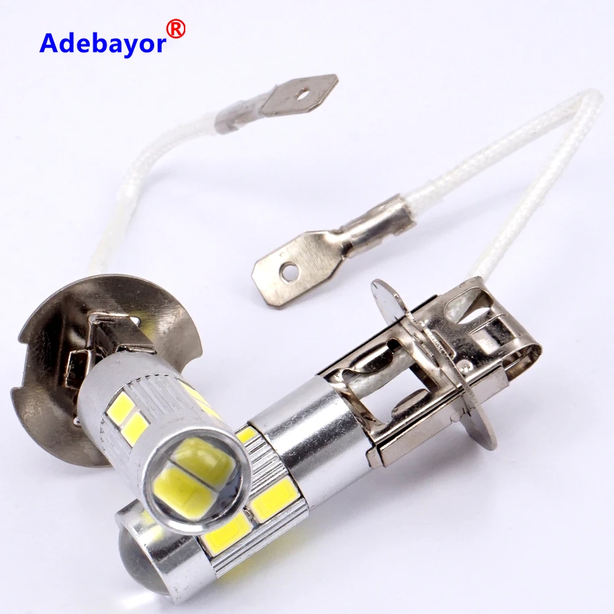 2 x H3 5630 Светодиодный 10 SMD авто лампа стоматологическая противотуманная фара