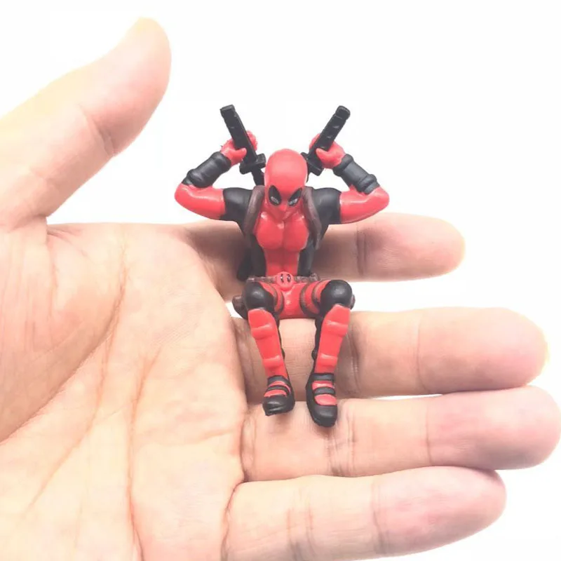 4 стиля мини Дэдпул автомобиль для домашнего офиса украшение Marvel 6 см X MAN супер