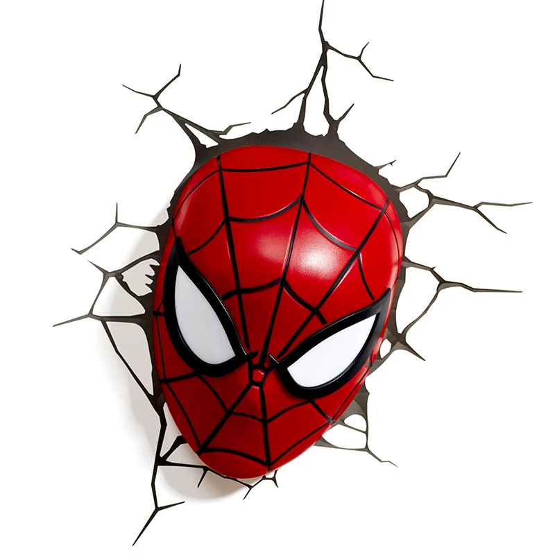 Guxen 3D Marvel Человек паук голова и рука в форме творческие подарки мультфильм стены