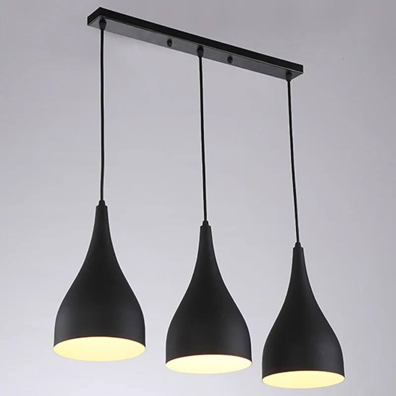 Современный подвесной светильник Лофт Кухня дизайнерская тесьма лампа матовый