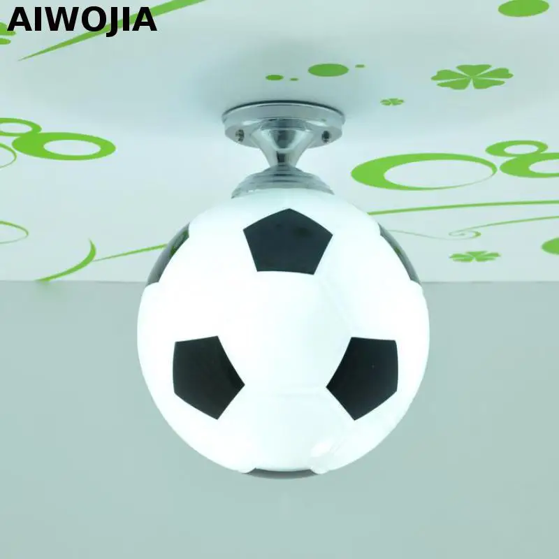 Баскетбольная/Футбольная тема под стеклом лампы для детской комнаты подвесные