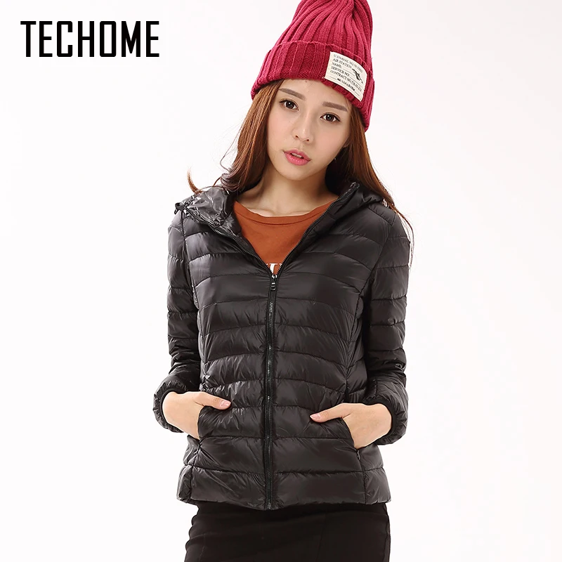 Женский пуховик на утином пуху брендовый дизайнерский с капюшоном ультра