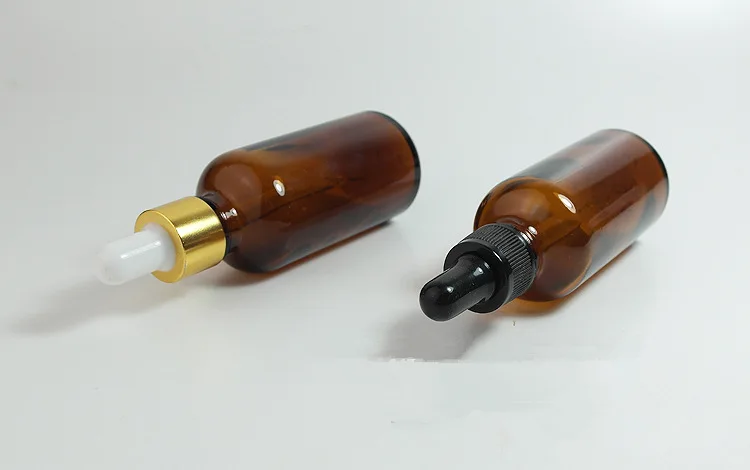 

50ml Glass Dropper Bottles with Pipette Cap Empty Brown Esssentail Oil Bottles e Liquid Vials Jars 24 pcs