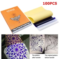 100pcslot tattoo transfer paper a4 size original tattoo thermal copier paper tattoo supply accesories