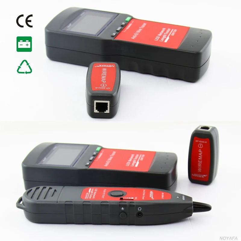 Оригинальный Noyafa NF 8200 Профессиональный Локальной Сети Кабельный тестер телефон