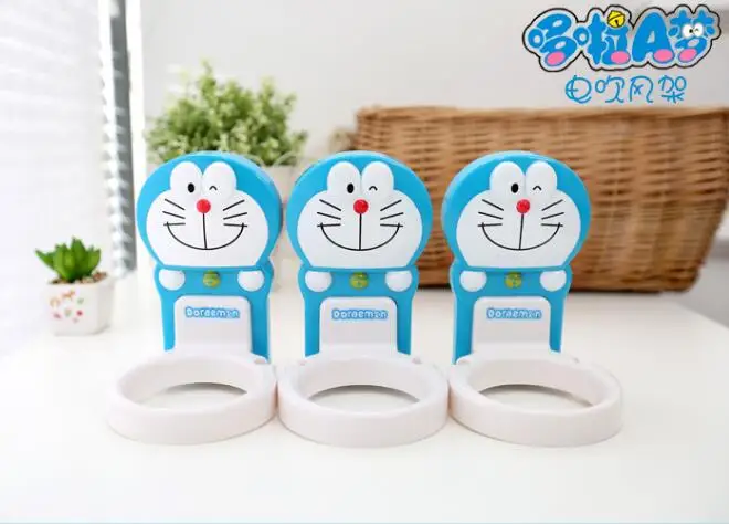

doraemon High Quality bathroom Innovative Wall-mounted Hair Dryer Rack athroom Shelf Storage Hairdryer Holder ss1801